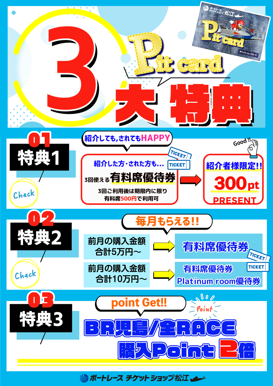 ３大特典